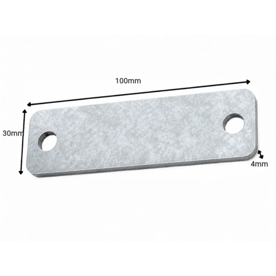 Blacha montażowa 100x30x4mm OCYNK